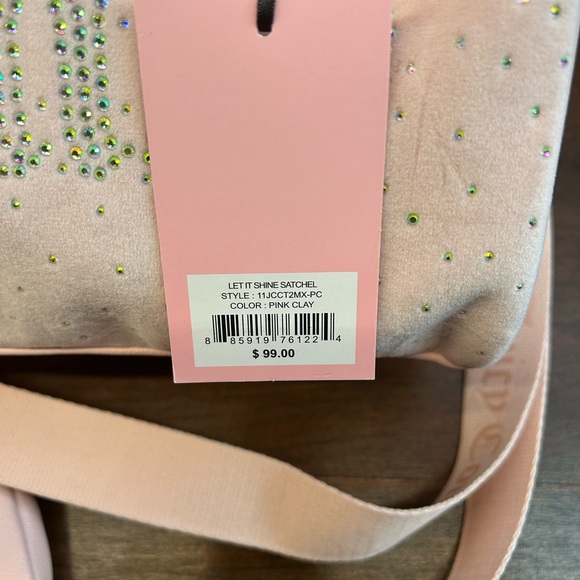 Juicy Couture Let It Shine Satchel in Pink Clay - NWT - Picture 2 of 5
